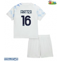 Inter Milan Davide Frattesi #16 Bortedraktsett Barn 2025-26 Kortermet (+ Korte bukser)